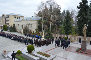 Tərtərdə Ümummilli Lider Heydər Əliyevin əziz xatirəsi dərin ehtiramla yad edilib