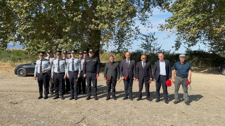 Vətən Müharibəsi şəhidi Aslan Hüseynovun şəhadətə qovuşmasının 6-cı ildönümü münasibətilə məzarı ziyarət olunub