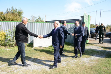 Rayon rəhbəri “Konstitusiya və Suverenlik İli” çərçivəsində Şəhid Fəqan Yaqubovun ailəsini ziyarət edib