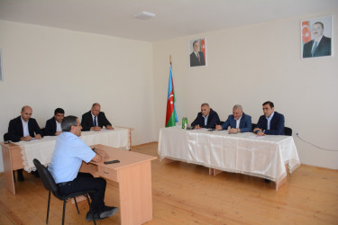 Millət vəkili Tərtərdə vətəndaşları qəbul etdi