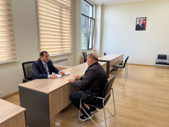 Tərtər Rayon İcra Hakimiyyətində mütəmadi olaraq vətəndaşların müraciətləri dinlənilir