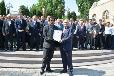 Tərtərdə Su təsərrüfatı və meliorasiya işçilərinin peşə bayramı qeyd olunub