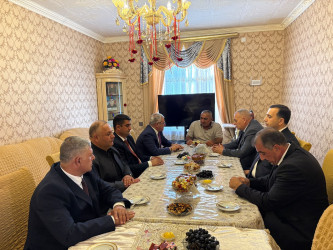 Tərtər Rayon İcra Hakimiyyətinin başçısı 27 Sentyabr – Anım Günü ilə əlaqədar Vətən müharibəsinin mülki şəhidi Orxan İsmayılzadənin ailəsini ziyarət edib