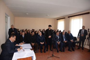 Rayon rəhbərinin növbəti səyyar-qəbul görüşü Hacıqərvənd  kəndində keçirilib