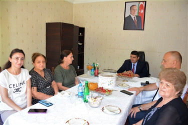 Tərtərdə Milli Mətbuat Günü münasibətilə "Yeni Tərtər" rayon qəzetinin kollektivi ziyarət olunub