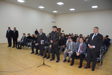 Rayon rəhbərinin növbəti səyyar-qəbul görüşü Xoruzlu kəndində keçirilib