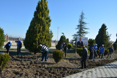 Tərtərdə “Heydər Əliyev İli” çərçivəsində növbəti iməcilik keçirilib