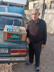 Heydər Əliyev Fondu Vətən Müharibəsi şəhidlərinin övladlarına ərzaq yardımı göndərib