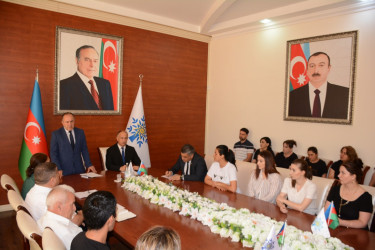 1 Avqust – Azərbaycan əlifbası və Azərbaycan dili günü münasibətilə Tərtərdə “dəyirmi masa” keçirilib