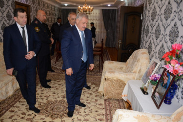 Rayon rəhbəri şəhid Baxışlı Baxışın ailəsini ziyarət edib