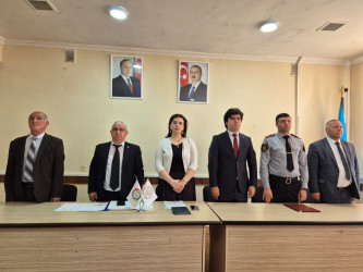 Tərtərdə “Hüquqi dövlət və insan hüquqları” mövzusunda maarifləndirici tədbir keçirilib