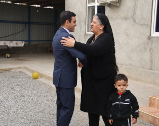 Tərtərdə “Konstitusiya və Suverenlik İli” çərçivəsində şəhid Surxayzadə Cahangirin ailəsi ziyarət edilib