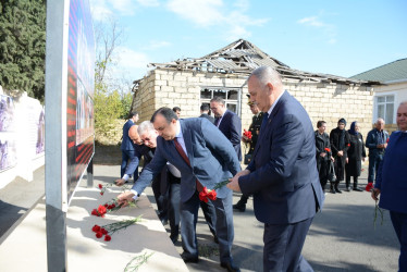 Tərtərdə “Konstitusiya və Suverenlik İli” çərçivəsində 8 Noyabr Şanlı Zəfər Gününün 5-ci ildönümü münasibəti ilə terror qurbanları olan mülki şəhidlərin xatirəsi yad edilib