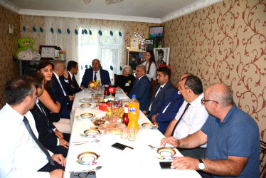 "Konstitusiya və suverenlik ili -2025": Mülkü şəhid Həsən Məmmədovun ailəsi ziyarət olunub