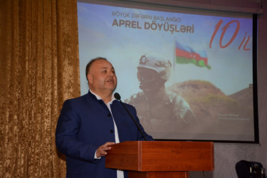 Tərtərdə Aprel döyüşlərinin 10-cu ildönümünə həsr edilmiş tədbir keçirilib