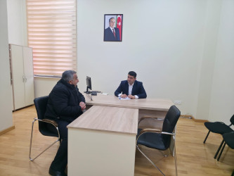 Tərtər Rayon İcra Hakimiyyətində mütəmadi olaraq vətəndaşların müraciətləri dinlənilir
