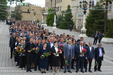 Tərtərlilər Ümummilli Lider Heydər Əliyevə ümumxalq məhəbbətini nümayiş etdirdilər