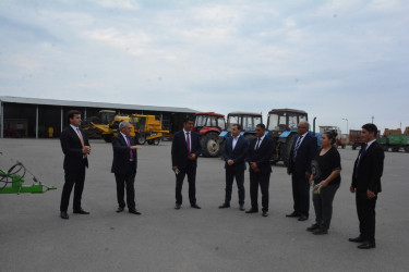 İcra başçısı Tərtər Bölgə Təcrübə Stansiyasında görülən işlərə baxış keçirib