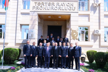 Baş prokuror Tərtər rayonunda vətəndaşları qəbul edib