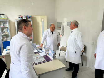 İcra başçısı “Tərtər Rayon Mərkəzi Xəstəxanası” Publik Hüquqi Şəxsində göstərilən tibbi xidmətin səviyyəsi ilə tanış olub