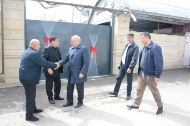 Rayon rəhbəri şəhid anasının yas mərasimində iştrak edib