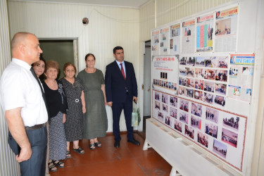 Tərtərdə Milli Mətbuat Günü münasibətilə "Yeni Tərtər" rayon qəzetinin kollektivi ziyarət olunub