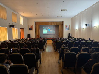 “Konstitusiya və Suverenlik İli” çərçivəsində 8 noyabr Zəfər gününün 5-ci ildönümü münasibəti ilə Hadrut döyüşləri ilə bağlı film nümayiş  etdirilib