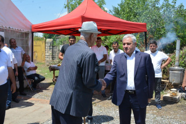 Dövlət Sərhəd Xidmətinin Sərhəd Qoşunlarının mayoru şəhid Baxışlı Baxışın üç mərasimi keçirilib