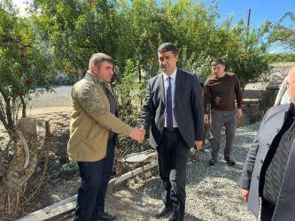Tərtərdə Vətən müharibəsi əlili Aqil Məmmədovun atasının yas mərasimi keçirilib