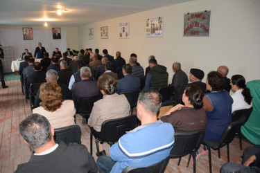 İcra başçısının Ələsgərli kəndində səyyar-qəbul görüşü keçirilib