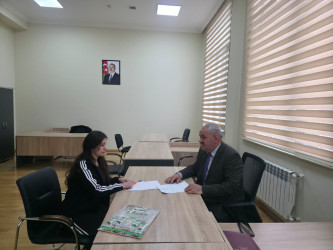 Tərtər Rayon İcra Hakimiyyətində mütəmadi olaraq vətəndaşların müraciətləri dinlənilir
