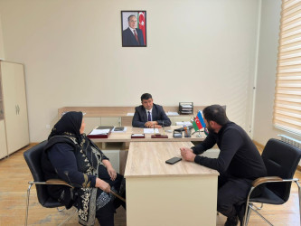 Tərtər Rayon İcra Hakimiyyətində mütəmadi olaraq vətəndaşların müraciətləri dinlənilir