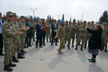 Novruz bayramı ilə əlaqədar rayon ərazisində yerləşən hərbi hissələrdə silsilə bayram tədbirləri keçirilir