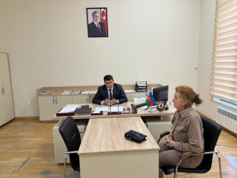 Tərtər Rayon İcra Hakimiyyətində mütəmadi olaraq vətəndaşların müraciətləri dinlənilir