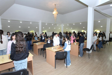 Tərtər rayonunda məktəbli qızlar arasında şahmat üzrə rapid turnir keçirilib