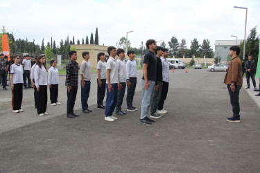 "Şahin" hərbi- idman oyunu üzrə Tərtər rayon birinciliyi keçirilib.