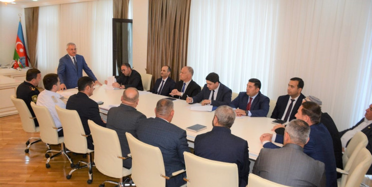 Tərtər Rayon İcra Hakimiyyətində Məhərrəm ayının başlanması ilə əlaqədar qərargah üzvləri ilə görüş keçirilib