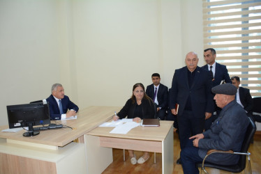 Rayon rəhbəri tərəfindən növbəti dəfə vətəndaşların müraciətləri dinlənilib