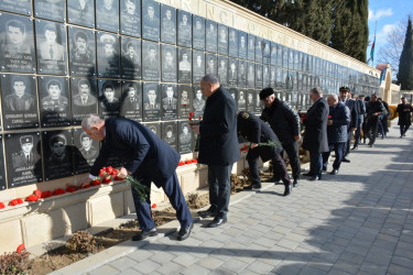 Tərtərdə 20 Yanvar faciəsinin otuz beşinci ildönümü ilə bağlı tədbir keçirilib