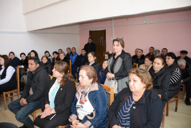 Rayon rəhbərinin növbəti səyyar-qəbul görüşü Sarov kəndində keçirilib