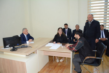 Rayon rəhbəri tərəfindən növbəti dəfə vətəndaşların müraciətləri dinlənilib