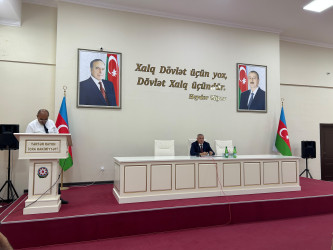 Tərtər rayonunda kənd təsərrüfatının inkişafına dair Qərargahın növbəti iclası keçirilib