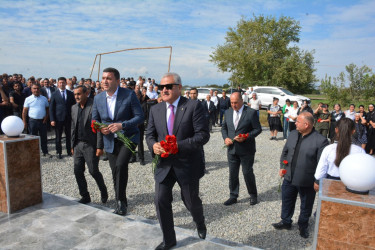 Vətən müharibəsi şəhidi Rüstəm Hacıyevin anım günü qeyd olunub