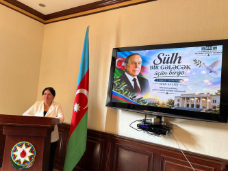 Tərtərdə “Sülh – bir gələcək üçün birgə” mövzusunda   “dəyirmi masa” keçirilib