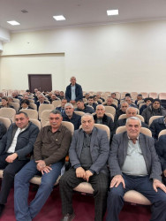 “Baytarlıq sahəsində həyata keçirilən xidmətlərin təkmilləşdirilməsi ilə bağlı bəzi tədbirlər haqqında” Azərbaycan Respublikası Prezidentinin 2020-ci il 22 aprel tarixli, 998 nömrəli Fərmanının 6-cı bəndinə uyğun olaraq Tərtər Rayon İcra Hakimiyyətinin inzibati binasında tədbir keçirilmişdir.