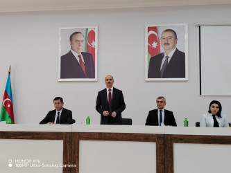 Tərtərdə “Konstitusiya və Suverenlik İli-2025” çərçivəsində “Şagird davranışı və təhlükəsizlik qaydaları” və “Rəqəmsal təhlükəsizlik və onlayn mühitdə uşaqların qorunması. Rəqəmsal vasitələrdən istifadənin faydaları və zərərləri ” mövzusunda tədbir keçirilib