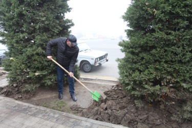 Tərtər şəhərində mütamadi olaraq təmizlik işləri aparılır