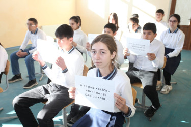 Tərtərdə “Dini fanatizm, radikalizm və ekstremizmin mahiyyəti və təhlükələri”, “Narkomaniyaya və zərərli vərdişlərə yox deyək!” mövzusunda tədbir keçirilib.