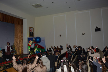 Tərtər Mədəniyyət Mərkəzində şəhid və qazi övladları üçün interaktiv teatr şousu keçirilib