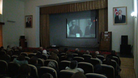 Tərtərdə 20 Yanvar faciəsinin 36-cı ildönümünə həsr olunmuş film nümayiş etdirilib